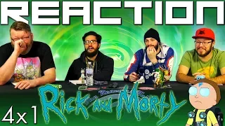 Rick and Morty 4x1 PREMIERE REACTION!! "Edge of Tomorty: Rick Die Rickpeat"