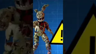 fnaf ar - corrupted animatronics + bb puppet + springtrap #shorts #edit