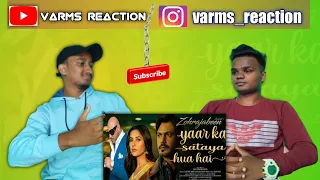 BPARK=YAAR KA SATAYA HUA HAI SONG REACTION || @VARMSREACTION #reaction #varmsreaction #song