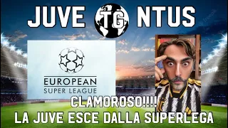 CLAMOROSO, LA JUVE ESCE DALLA SUPERLEGA - JUVENTUS TG