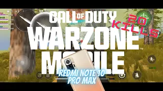 CALL OF DUTY : WARZONE MOBILE BATTLE ROYALE GAMEPLAY || REDMI NOTE 10 PRO MAX 6GB RAM.