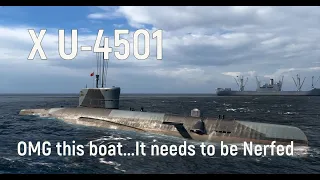 World of Warships - U-4501 Replay She needs to be Nerfed