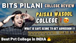 Bits Pilani ❤️| Best Private college ? | Campus tour 😍| College Review | Hostel & Mess | Cutoff