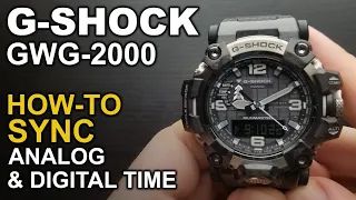Gshock Mudmaster GWG-2000 - Aligning Watch Hands - Module 5678
