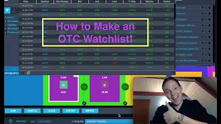 How to Create an OTC Watchlist using StocksToTrade