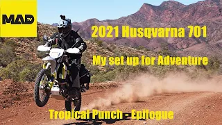 2021 Husqvarna 701 - my adventure setup - Tropical Punch Epilogue