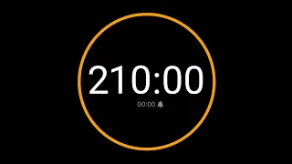 210 Minute Timer with Alarm / iPhone Timer Style