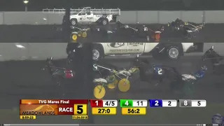 Shartin winning the $175,000  2018 TVG Mares Pace in 1:50.3 Harness Racing