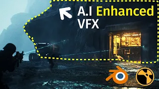 Blender + Nuke | A.I Enhanced Digital Matte Painting Workflow