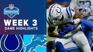 Indianapolis Colts vs. Detroit Lions | Preseason Week 3 2021 NFL Game Highlights