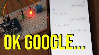 Como controlar o Arduíno pelo Celular por COMANDO DE VOZ- Google Assistente, ESP8266 e IFTTT