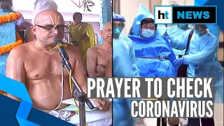 Watch: Special prayer ceremony in Hyderabad temple to check coronavirus