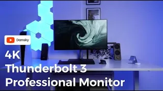 BenQ PD3220U Thunderbolt Monitor for Mac Graphic Designer Desk Setup