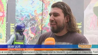 Inder entregó nueva galería de arte urbano al aire libre en Medellín [Noticias] - Telemedellín