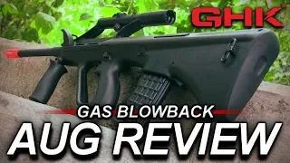 The BEST Airsoft AUG - GHK AUG A2 Gas Blowback Review