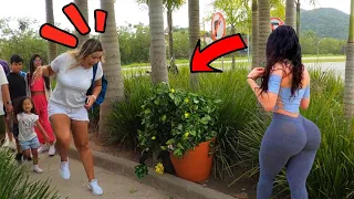 BUSHMAN PRANK LEFT HER IN ABSOLUTE PANIC! WATCH THE FUNNIEST SCARES AND SCREAMS ON THE INTERNET!