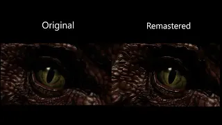 Comparison between Original x remaster Dino Crisis 2 Giganotosaurus 4k