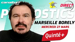 Pronostic Quinté et des courses PMU du Mercredi 27 mars 2024 - En partenariat avec @GenybetTurf