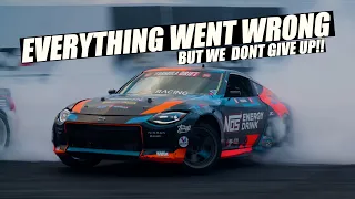 CATASTROPHIC Failure TWICE Right Before My Top 16 Run At Formula Drift New Jersey | #FDNJ