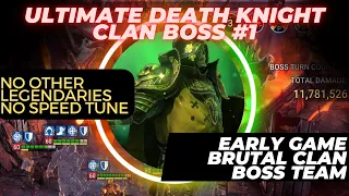 ULTIMATE DEATH KNIGHT CARRIES EARLY GAME CLAN BOSS | Realistic Raid Shadow Legends Team