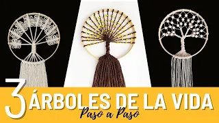 3 DIY Dreamcatcher "TREE OF LIFE" (step by step) / Atrapasueños DIY "ÁRBOL DE LA VIDA"