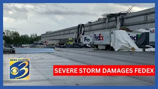 FEDEX DAMAGED: Tornado severely damages FedEx facility, local properties in Portage, Mich.