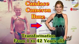 Candace Cameron Bure transformation from 1 to 42 years old