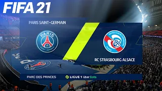 FIFA 21 - Paris Saint Germain vs. RC Strasbourg | Next-Gen on PS5