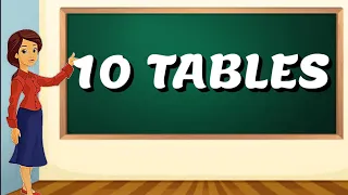 10 Tables | 10 Tables Multiplication| KIDZEETV