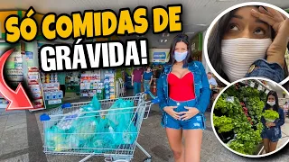 A PRIMEIRA COMPRA GRÁVIDA NO MERCADO!!! 😱❤️🍼