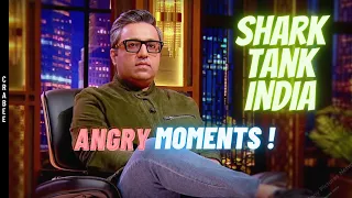 SHARK TANK INDIA | Ashneer Grover Angry | SHARKS ANGRY MOMENT || CRABEE