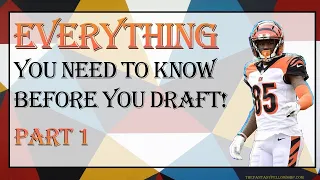 🏈🏆 EVERYTHING YOU NEED TO KNOW Before Your 2023 Fantasy Football Draft