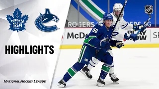 Maple Leafs @ Canucks 3/4/21 | NHL Highlights