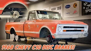 1968 Chevy C10 Disc Brake Conversion! Shop Truck gets some Upgrades!