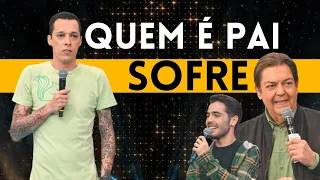 Nil Agra faz stand-up sobre a vida dura dos pais e diverte auditório