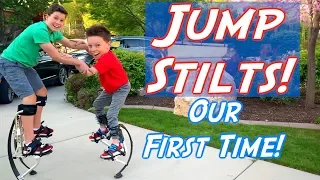 Learning JUMP STILTS! Ashton Myler