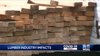 Lumber prices fall after hitting high during pandemic