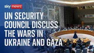 UN Security Council meet to discuss the wars in Ukraine and Gaza