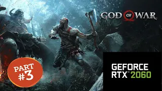 GOD OF WAR PC Gameplay Walkthrough Part 3 [4K 60FPS RTX 2060] FULL STORY