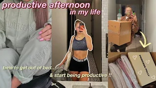 HOW TO SAVE A HALF WASTED DAY! how i recover from being lazy all morning.. *productive & motivating*