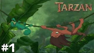 Tarzan (Прохождение) ▪ Последователь Маугли ▪ #1