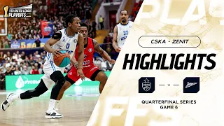 CSKA vs Zenit Highlights Semifinals Game 6 | Season 2023-24