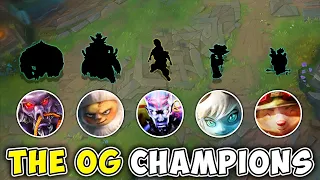 WE PLAYED THE 5 ORIGINAL LEAGUE OF LEGENDS CHAMPIONS (WHO WERE THEY?)