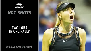 Maria Sharapova Wins Sensational Rally!