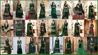 💚 Stylish Party Wear Green Colour Sharara Suit | Green colour sharara gharara|sharara suit | gharara