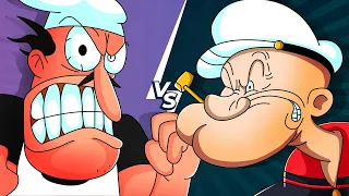 Popeye Vs Peppino - Cosmic War Chapter Zero | Who is Stronger #popeye #pizzatower