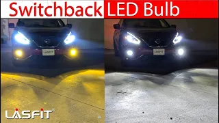 How does Switchback LED Fog Light Bulb work? | Dual-Color, White and Yellow