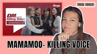 MAMAMOO - Killing Voice. THOSE VOICES!😃| Honest reaction