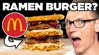 McDonald's Kimchi Bacon Ramen Big Mac Taste Test | FUTURE FAST FOOD