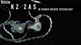 Bass Terbaik dari KZ?!!! Review KZ ZAS 16 Hybrid Driver